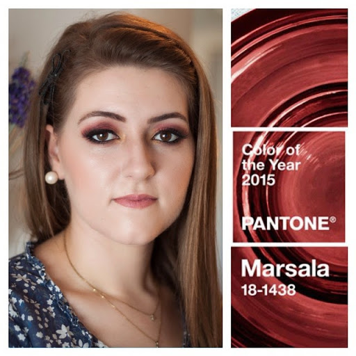 Maquiagem inspirada na cor Marsala